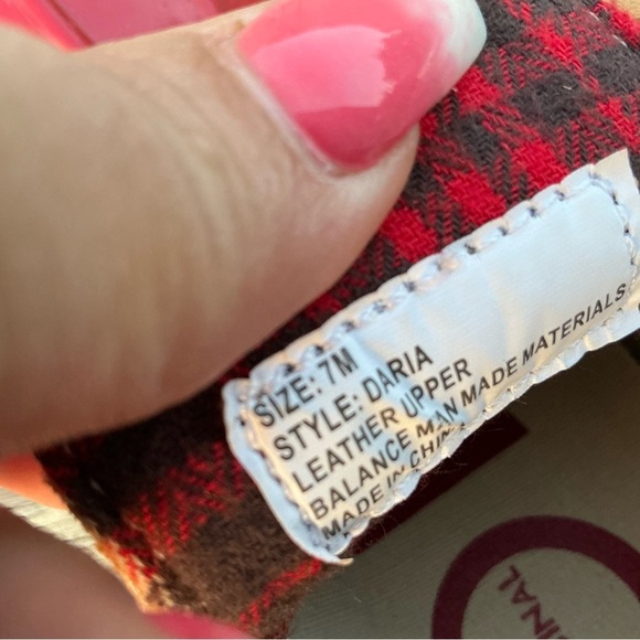 Sporto Women’s Duck Rain Shoes Size: 7 Slip-on Color: Red And Brown Waterproof - Picture 4 of 9